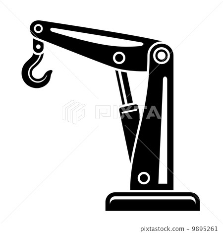 hydraulic hand crane symbol 9895261