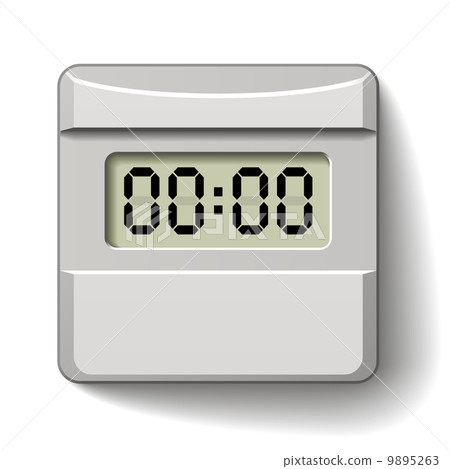 white plastic LCD counter white plastic LCD counter 9895263