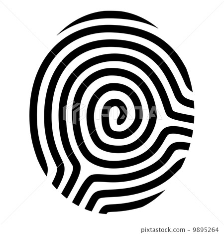 drawing fingerprint symbol drawing fingerprint symbol 9895264