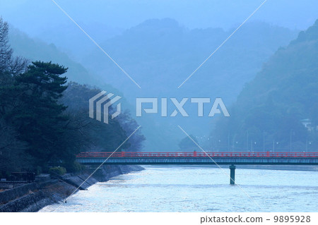 京都宇治河的風景 9895928