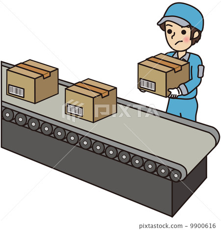 Men carrying cardboard boxes Men carrying cardboard boxes 9900616