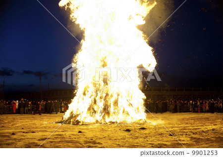 cleansing fire before oriental new year 9901253