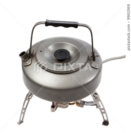 Camping gas stove and teapot 9902069