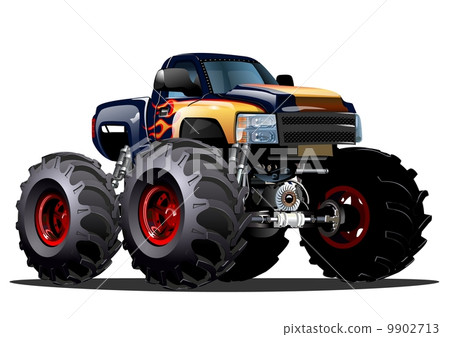 Cartoon Monster Truck Cartoon Monster Truck 9902713