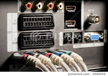 panel with contacts of TV 9906056