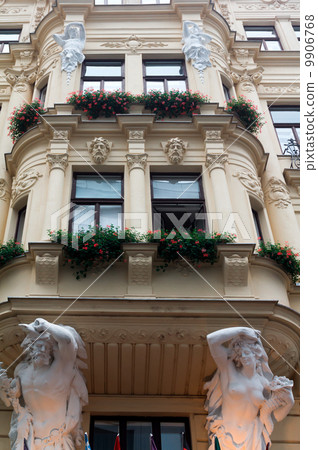 sculpture of a building sculpture of a building 9906768