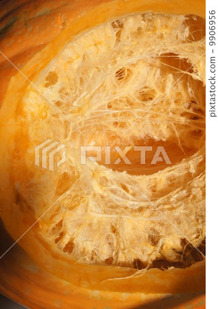 Cut huge pumpkin Cut huge pumpkin 9906956