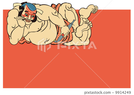 Utagawa Kuniyoshi Asahina Kodo Shima Pref。圖像例證 9914249