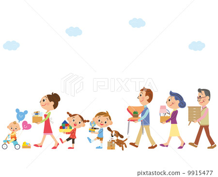 和家人一起搬家 9915477