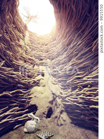 rabbit in the deep hole 9915550