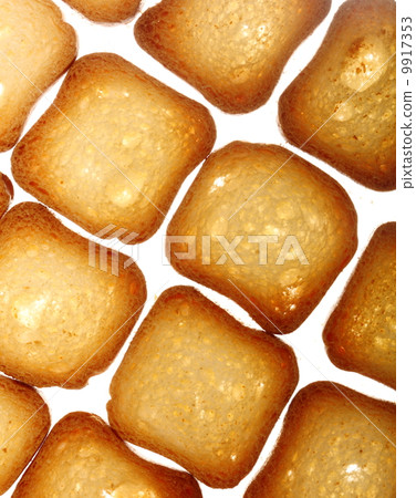 rusks bread toast biscuits, diet food background 9917353
