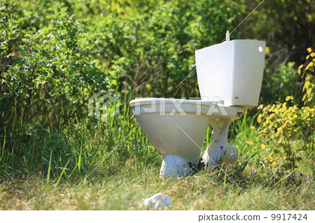 rubbish on the nature polluting environment 9917424