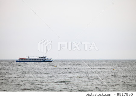 passenger ferry boat in open waters in Baltic Sea 9917990