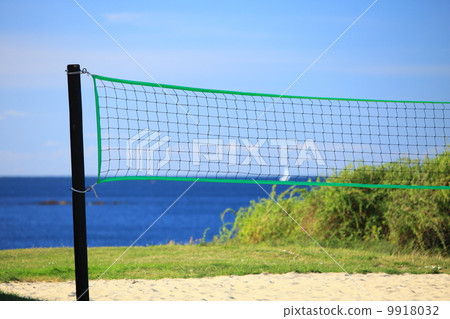 volleyball green net and playing court outdoor volleyball green net and playing court outdoor 9918032