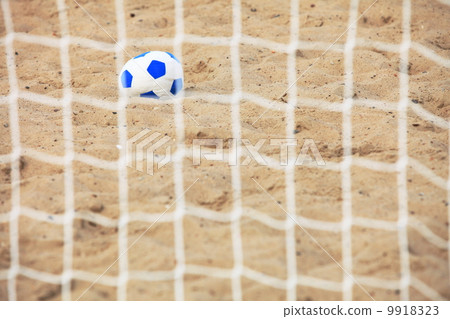 football gate and ball, beach soccer football gate and ball, beach soccer 9918323