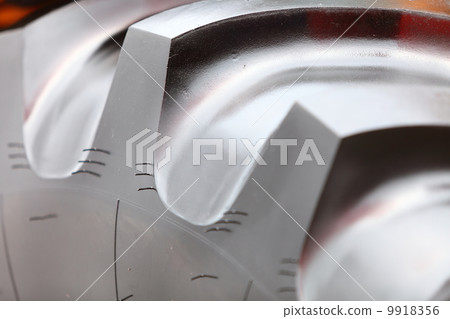 Detailed view of heavy vehicle new tire texture Detailed view of heavy vehicle new tire texture 9918356