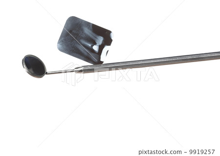 dental x-ray film detail and dental instrument 9919257