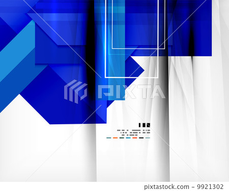 Geometric shape abstract business template 9921302