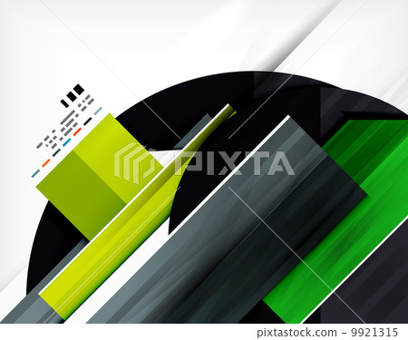Geometric shape abstract business template 9921315