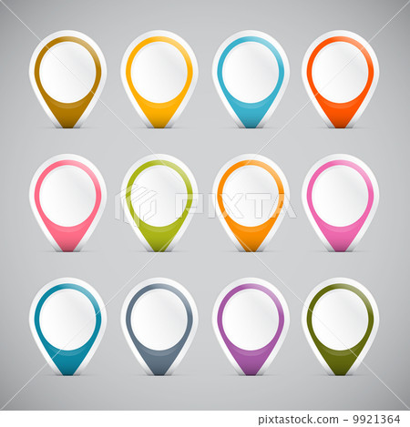 Colorful Vector Labels, Tags, Stickers Set Isolated on Grey Background Colorful Vector Labels, Tags, Stickers Set Isolated on Grey Background 9921364
