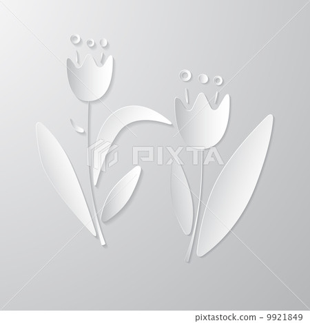 Vector Paper Flowers Vector Paper Flowers 9921849