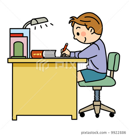 homework - Stock Illustration [9922886] - PIXTA