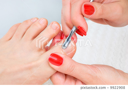 pedicure applying 9922908