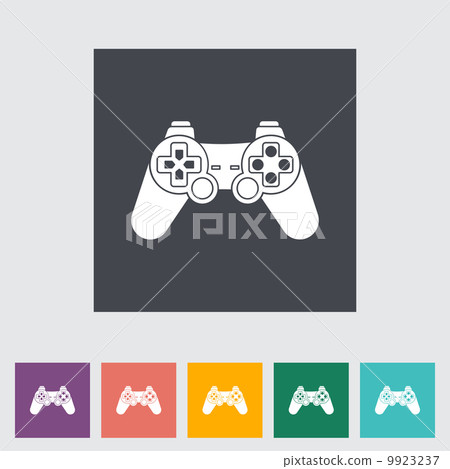 Game flat icon. 9923237