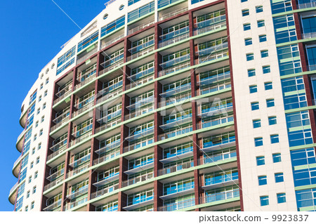 Multistory apartments house 9923837