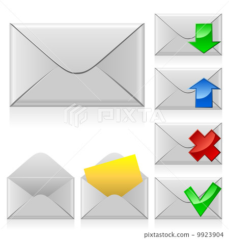 Mail vector icons. 9923904