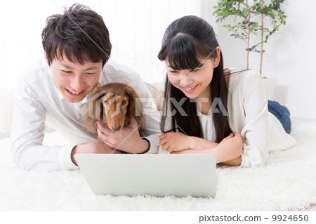 Pet and couple image Pet and couple image 9924650