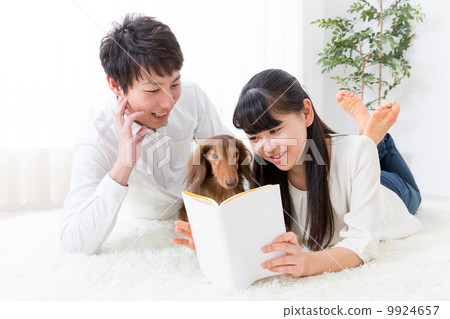 Pet and couple image Pet and couple image 9924657
