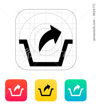 Remove from basket icon. 9924771