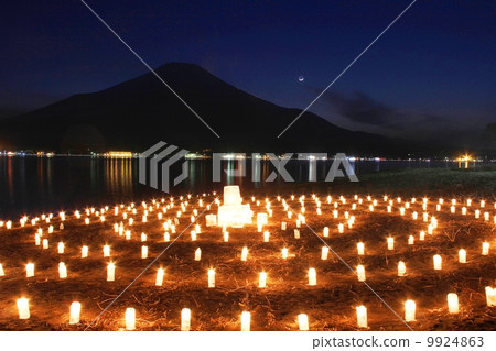 富士和冰蠟燭 9924863