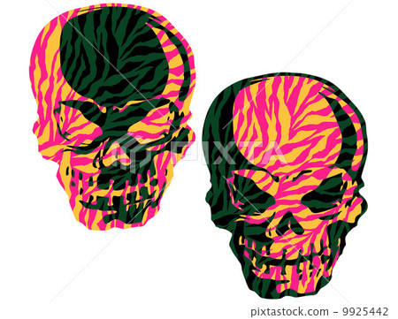 Zebra handle skull 9925442