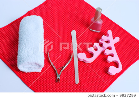 foot pedicure applying foot pedicure applying 9927299