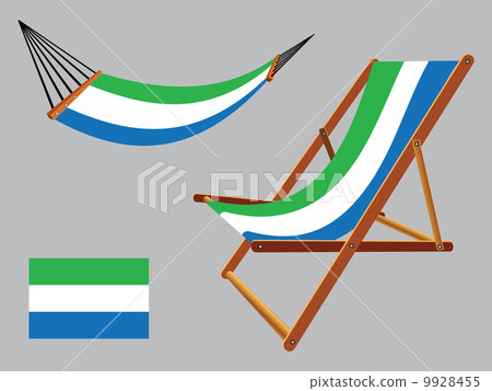 sierra leone hammock and deck chair set 9928455