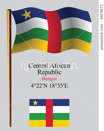 central african republic wavy flag and coordinates central african republic wavy flag and coordinates 9929872