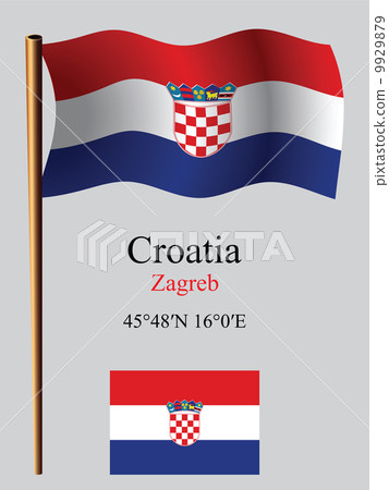croatia wavy flag and coordinates croatia wavy flag and coordinates 9929879