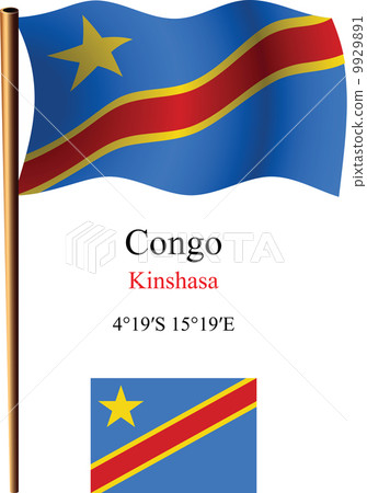 congo wavy flag and coordinates congo wavy flag and coordinates 9929891