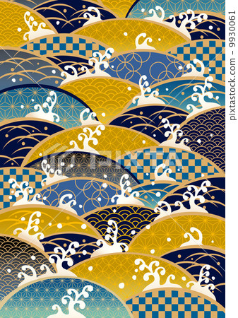 Wave_Ocean_Simple Japanese Pattern_Wave Wave_Ocean_Simple Japanese Pattern_Wave 9930061