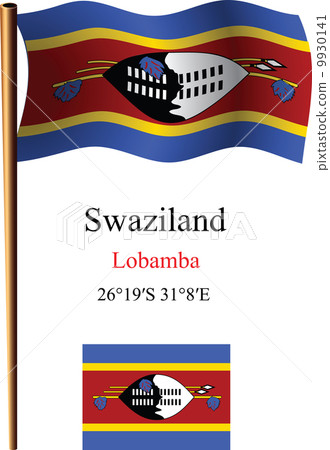 swaziland wavy flag and coordinates swaziland wavy flag and coordinates 9930141