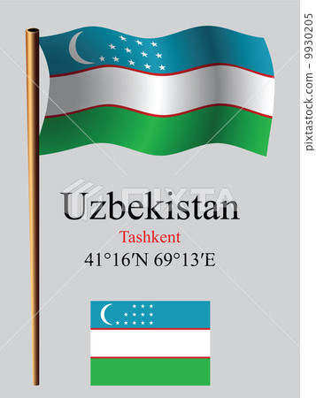 uzbekistan wavy flag and coordinates uzbekistan wavy flag and coordinates 9930205