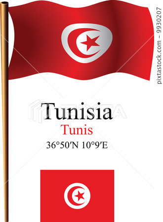 tunisia wavy flag and coordinates tunisia wavy flag and coordinates 9930207