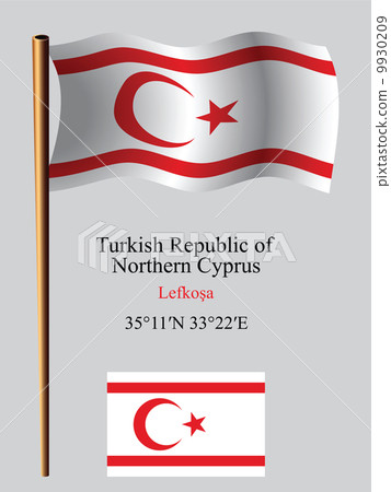 turkish republic of northern cyprus wavy flag and coordinates turkish republic of northern cyprus wavy flag and coordinates 9930209
