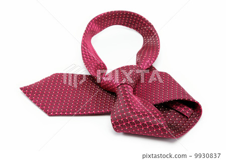Luxury tie on white background 9930837