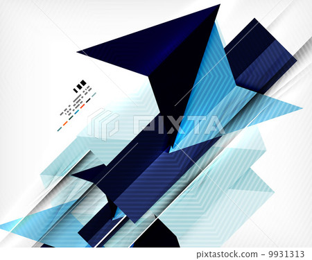 Geometric abstraction business poster Geometric abstraction business poster 9931313