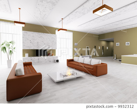 Interior of modern apartment 9932312