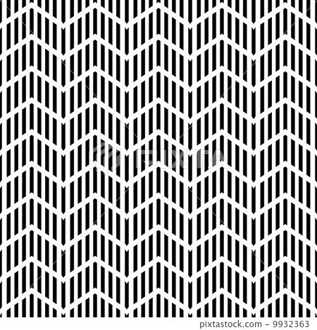 Seamless geometric zigzag pattern. Striped texture. 9932363