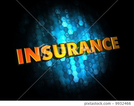 Insurance. Digital Background.-插圖素材 [9932466] - PIXTA圖庫